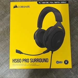 Corsair - HS60 Pro Surround Wired Stereo Gaming Headset - Carbon